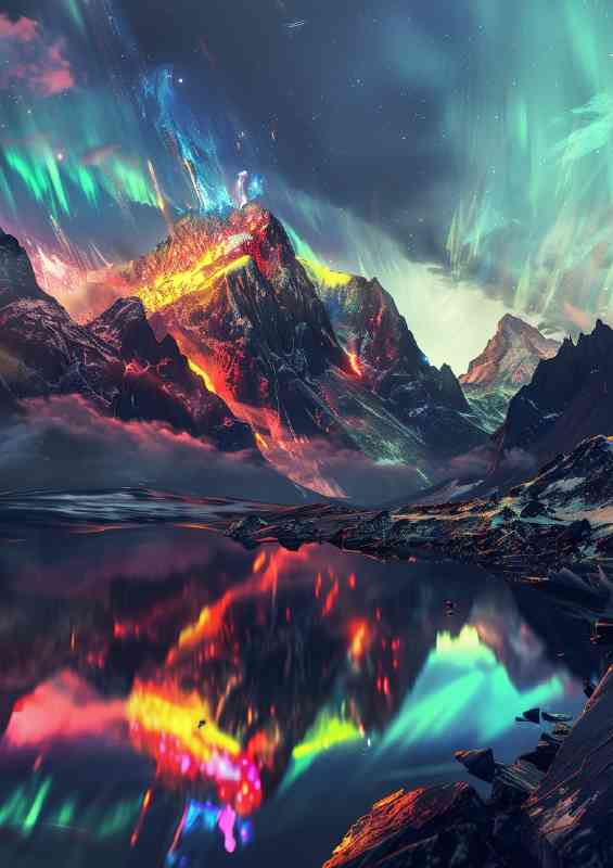 Northern Lights Spectacular Aurora borealis | Poster