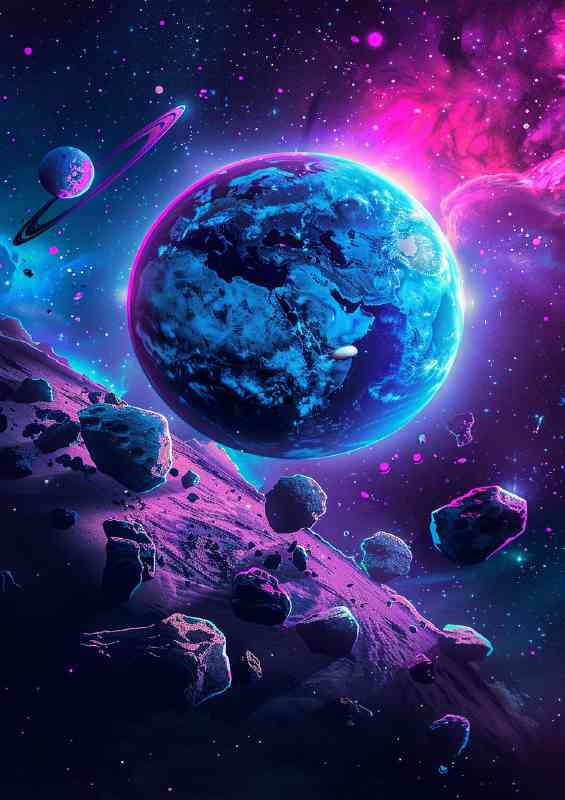 A Planet view to earth | Canvas