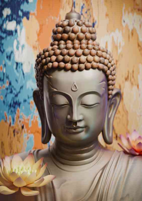 The great buddha with lotus flower | Poster
