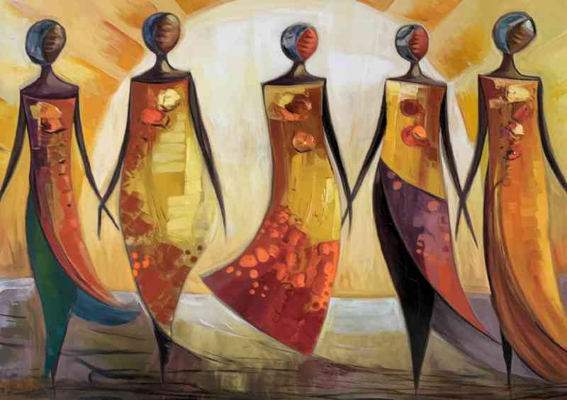 Five ladys in the african sun | Poster