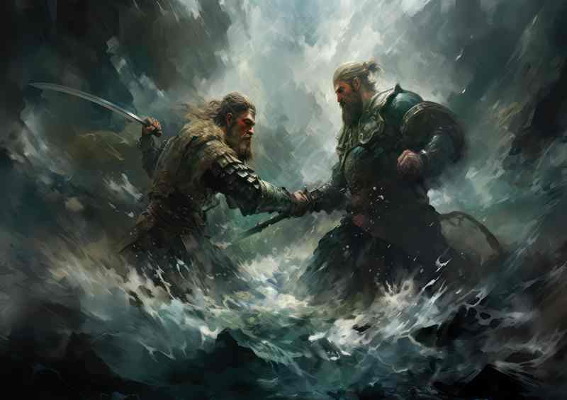 Norse Deities & Viking Life | Sword Poster