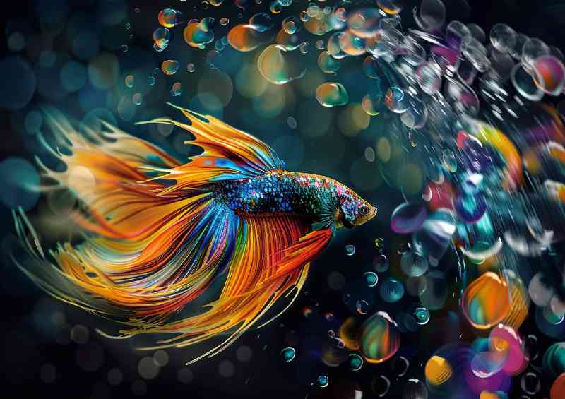 Batta fish so colourful in water | Canvas
