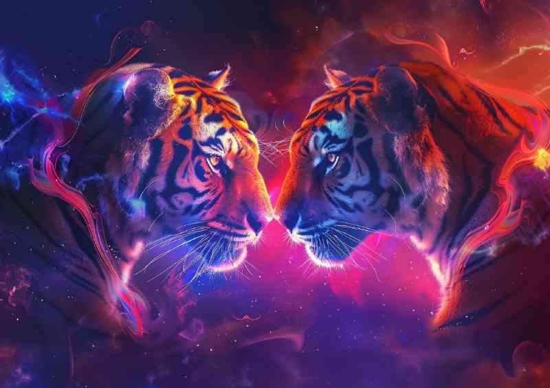 Two tigher love the power | Poster