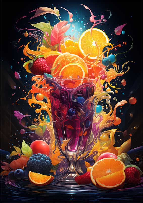Celestial Sipper | Canvas