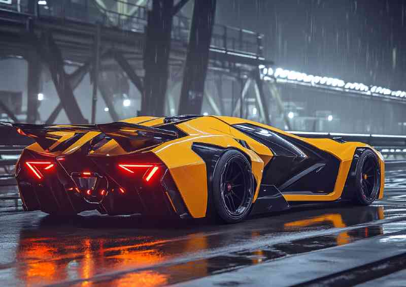 Lamborghini style on industrial park | Di-Bond