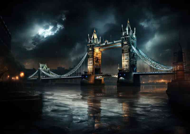 Tower bridge at dusk | Di-Bond