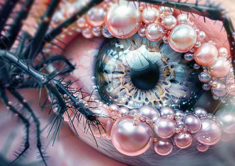 The spiders eye in pink | Poster