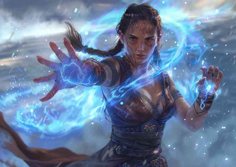Fantasy female fighter | Poster
