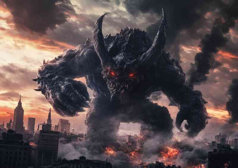 Giant creature dragon like features | Poster