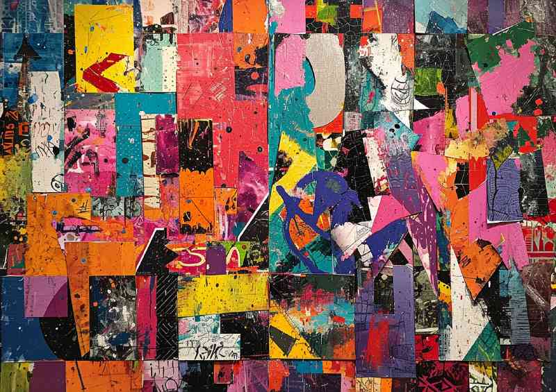 Abstract graffiti art | Metal Poster
