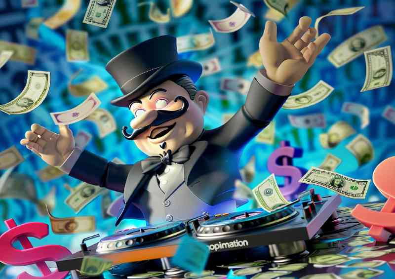 DJ money man | Metal Poster