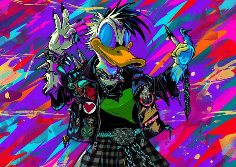 Graffiti street duck | Poster
