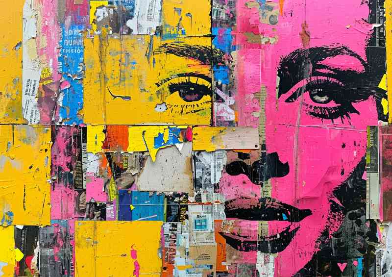 Painted pink lady | Canvas