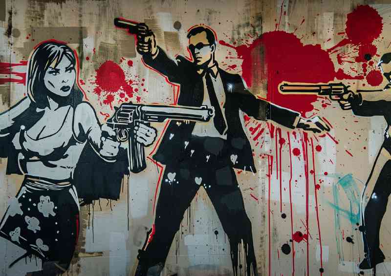 Ready aim fire | Metal Poster