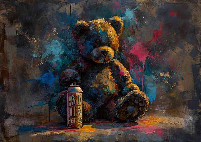 Teddy the graffiti kid | Canvas