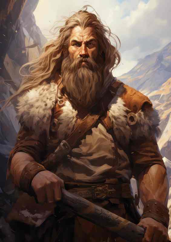 Vikings Masters with a axe | Canvas