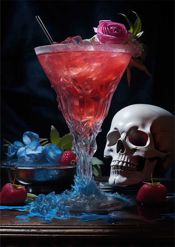 Enchanted Garden Gimlet | Metal Poster