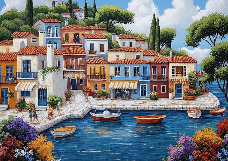 Mediterranean sailing habour | Di-Bond