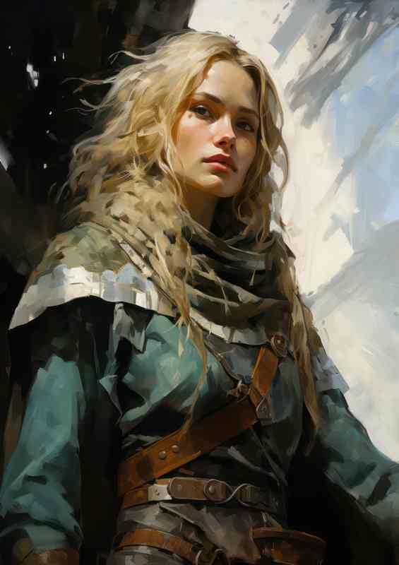 Vikings and Their Unwavering Spirit | Canvas