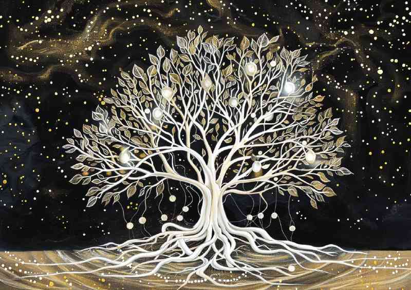 Tree of live with growing fruit | Canvas