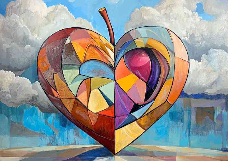 Abstract love shapes | Canvas