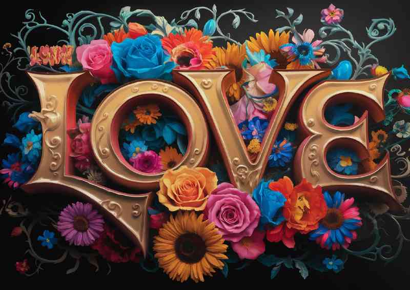 Love and flowers for every day life | Canvas