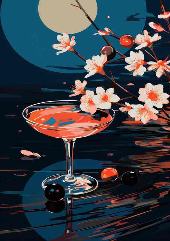 Cocktail drinks at night | Di-Bond