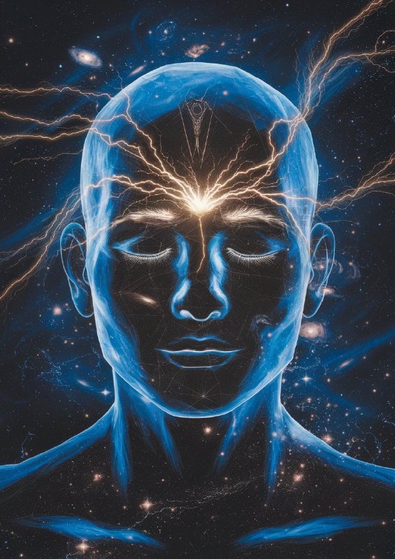 Surreal representation of a human face and mind | Canvas