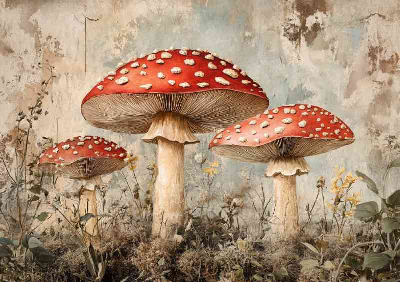 Mushroom tree of life | Di-Bond