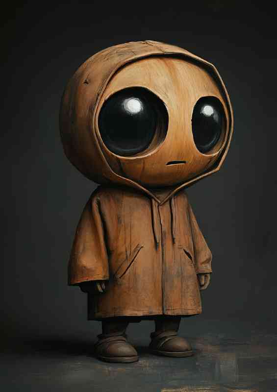 Graffiti anthropomorphic character big eyes | Canvas