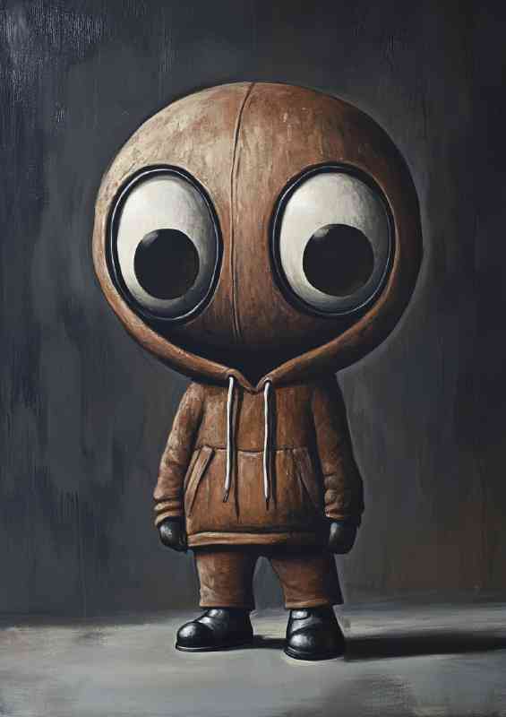 Graffiti painting of an anthropomorphic character | Poster