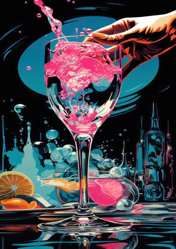 The Golden Era of Tiki Bars Retro Tropical Drinks | Poster
