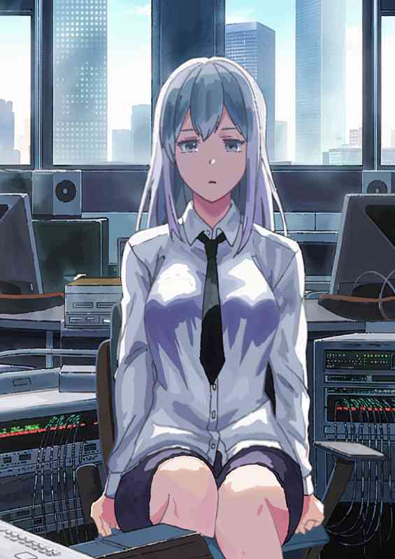 Adorable Anime Girl Art | Di-Bond