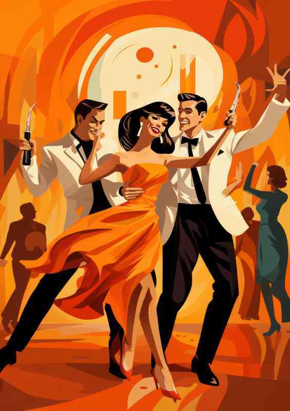 Twist and Shout dancing on the dance floor | Poster