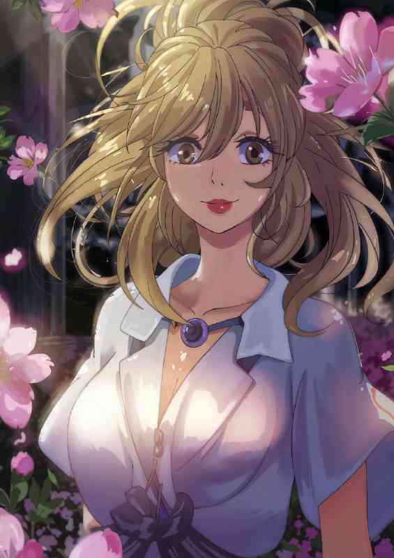 Beautiful Anime Girls in Soft Pastels | Poster