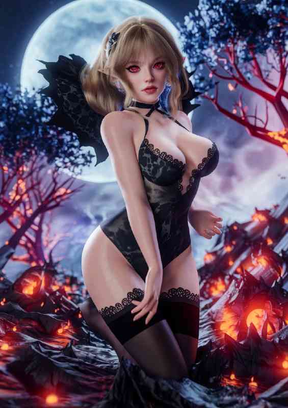 Beautiful Girls from the World of Imagination | Di-Bond