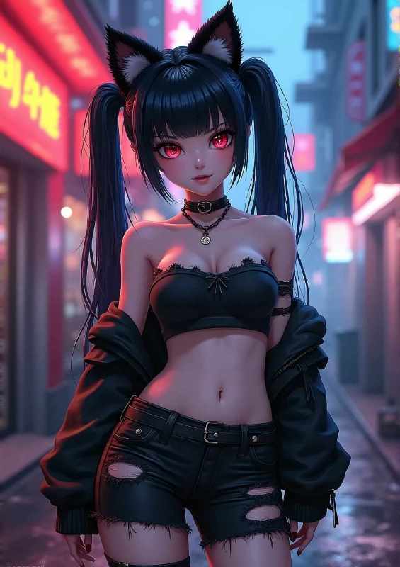 Fierce Anime Girls with Attitude | Di-Bond