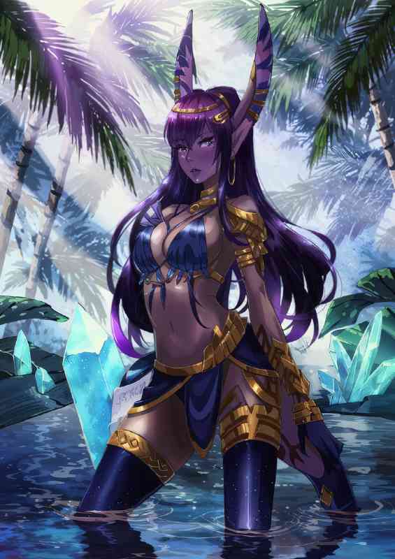 Mystical Meets Romance in Anime | Metal Poster