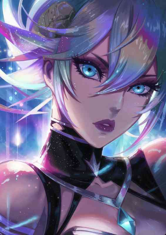 Seductive Mysteries anime girl | Metal Poster