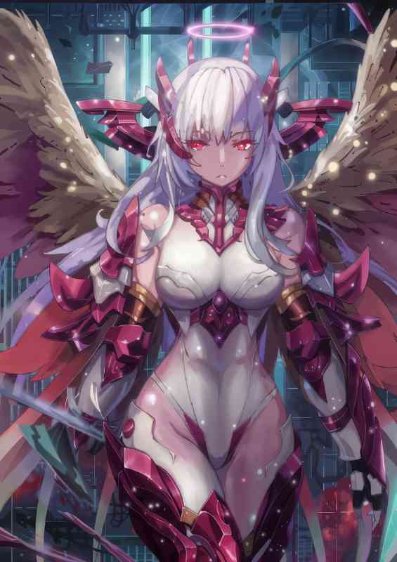 Stunning Anime Girls in Magical Settings | Poster