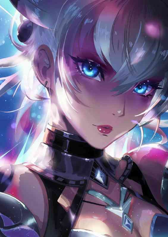 Visually Captivating Anime | Metal Poster