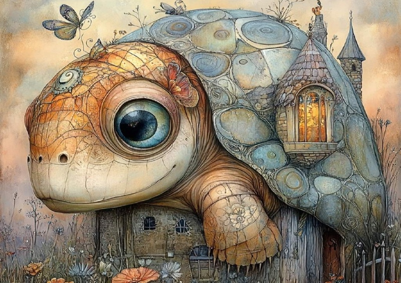 The turles house | Canvas