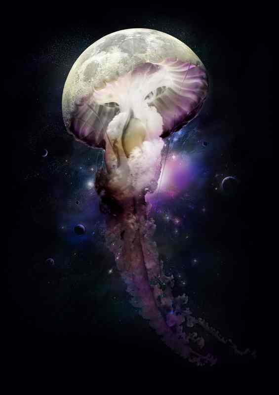 Cosmic Anomaly Black | Canvas