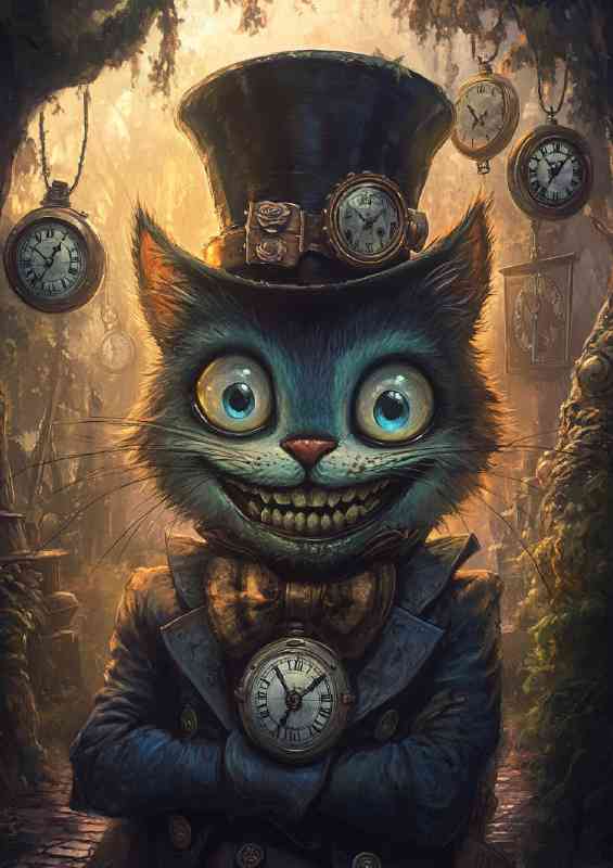 The Cheshire Cat style from Wonderland | Di-Bond