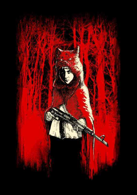 Here Comes The Red One | Canvas