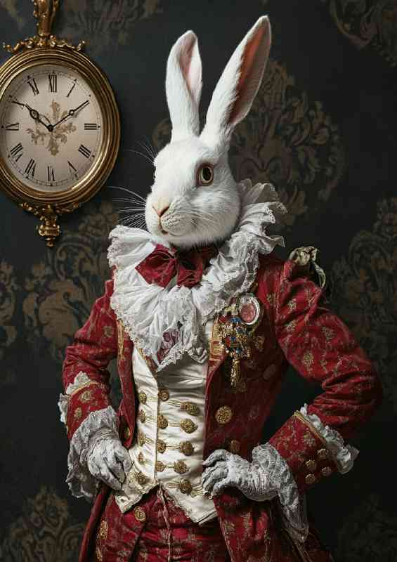 The White Rabbit | Metal Poster