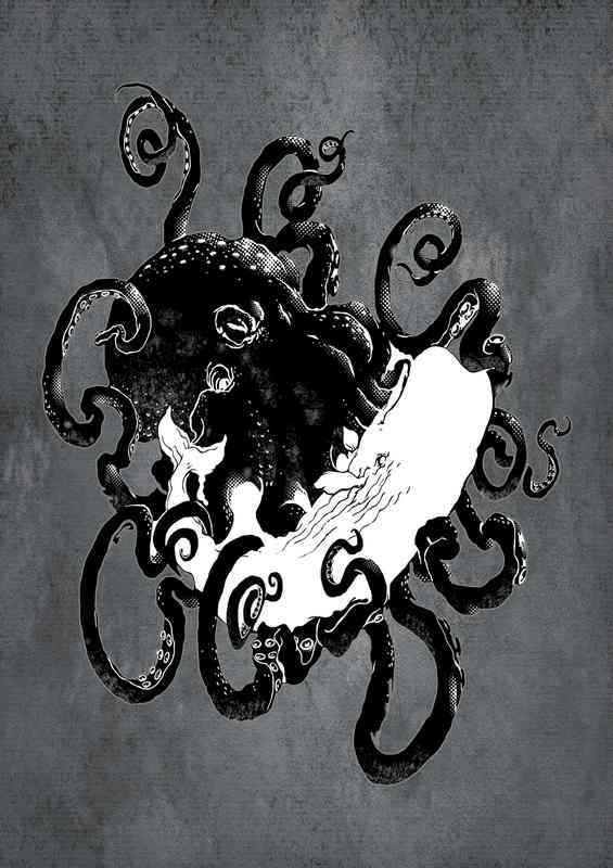 Octpus Vs Whale | Poster