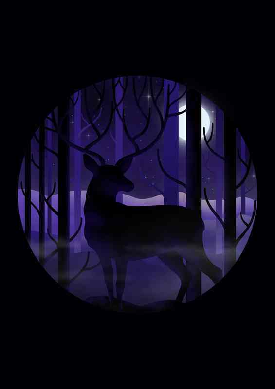 One Cold Night | Metal Poster