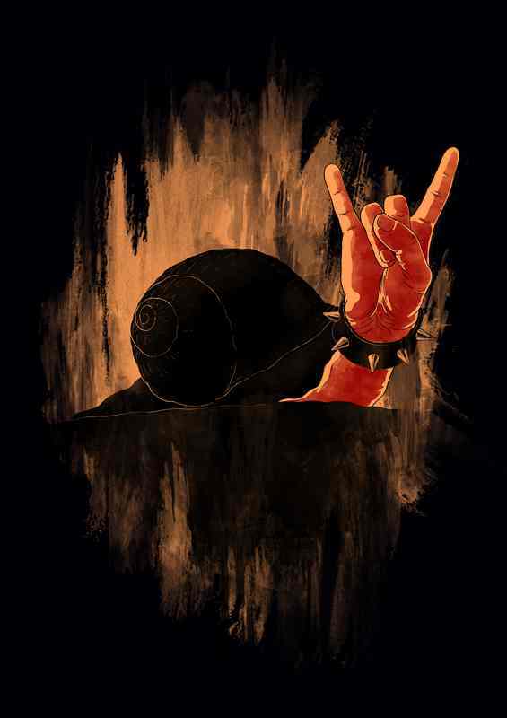 Rock Hard Snail | Di-Bond