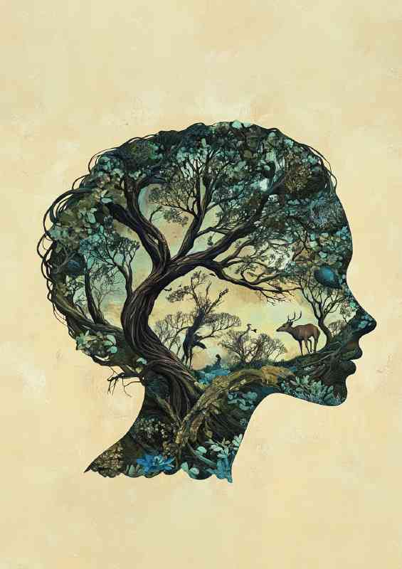 Surreal composition of nature and wildlife | Di-Bond